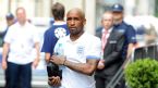 Jermain Defoe leaves the England hotel, Krakow, Poland, June 9, 2012